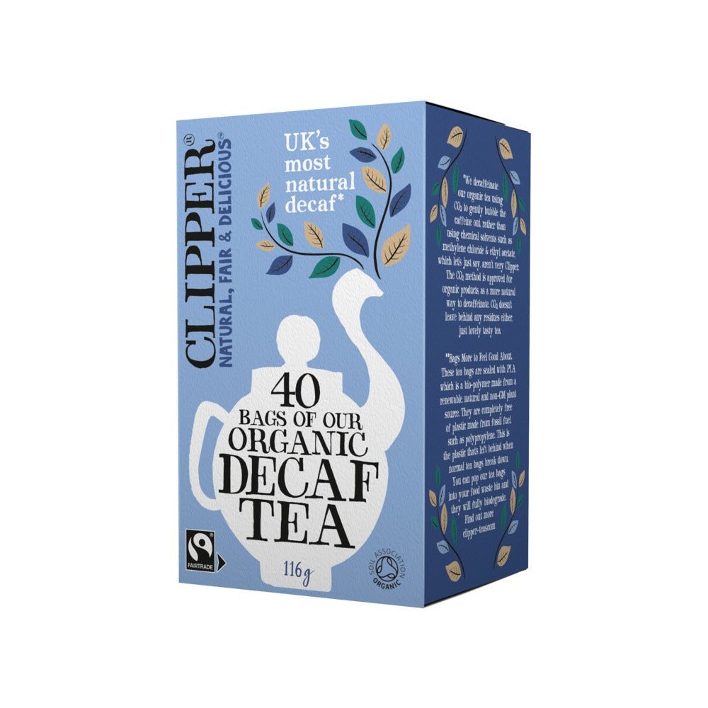 Clipper Organic Fairtrade Decaffeinated Tea - Earthfare Supermarket - 5021991942211