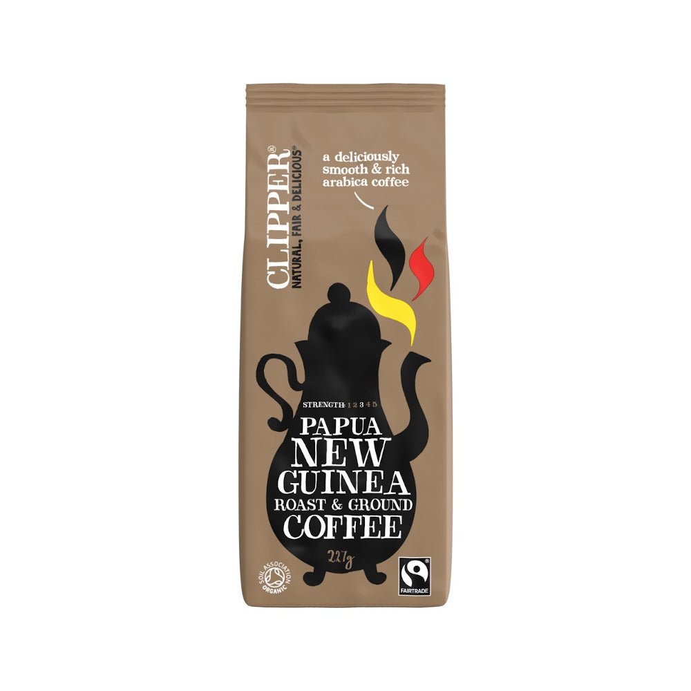 Clipper Organic House Blend Roast Ground Coffee - Earthfare Supermarket - 5021991245558