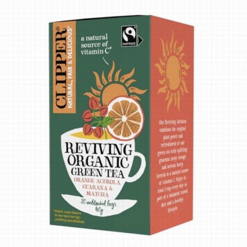 Clipper Organic Reviving Green Tea - Earthfare Supermarket - 5021991944307