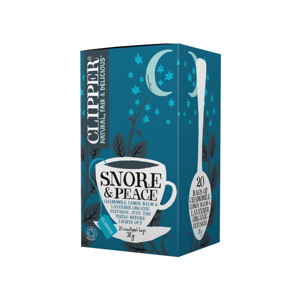Clipper Organic Sleep Time - Snore and Peace - Earthfare Supermarket - 5021991941757