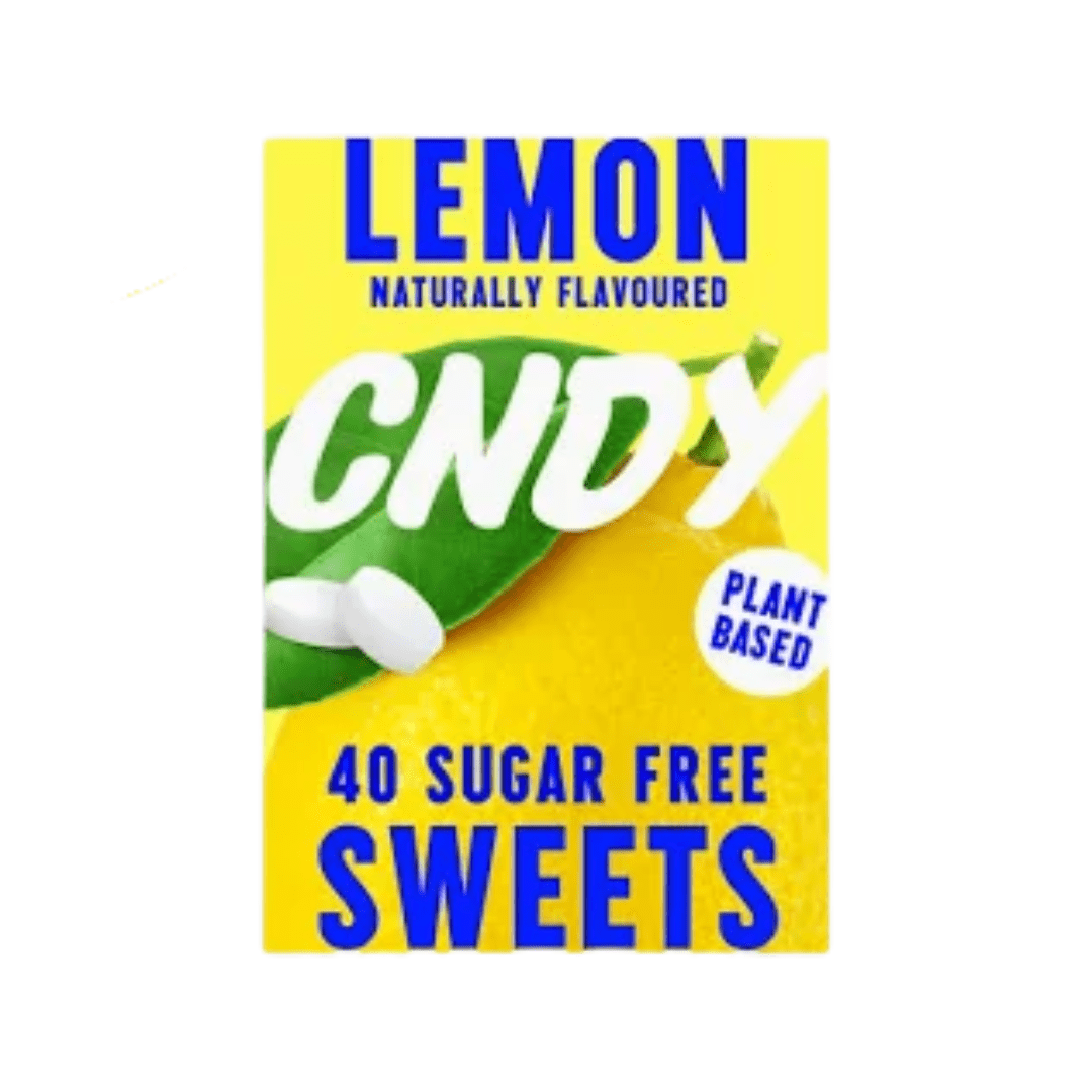 CNDY Lemon Sugar Free Xylitol Sweets 40g - Earthfare Supermarket - 96208021