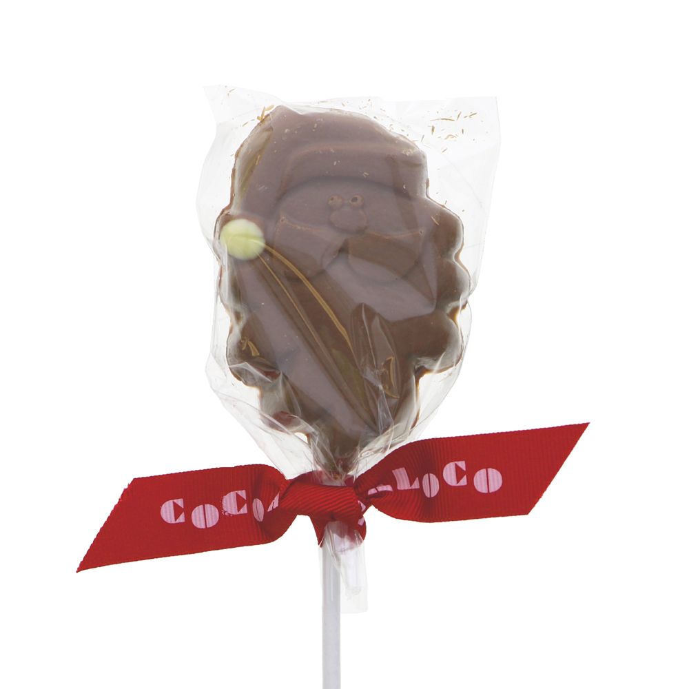 Cocoa Loco Milk Chocolate Santa Lolly - Earthfare Supermarket - 5060148383156