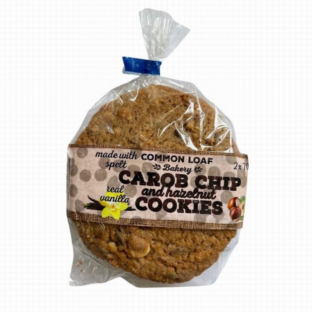 Common Loaf Carob Chip & Hazelnut Cookies 2PACK - Earthfare Supermarket - 748322265263