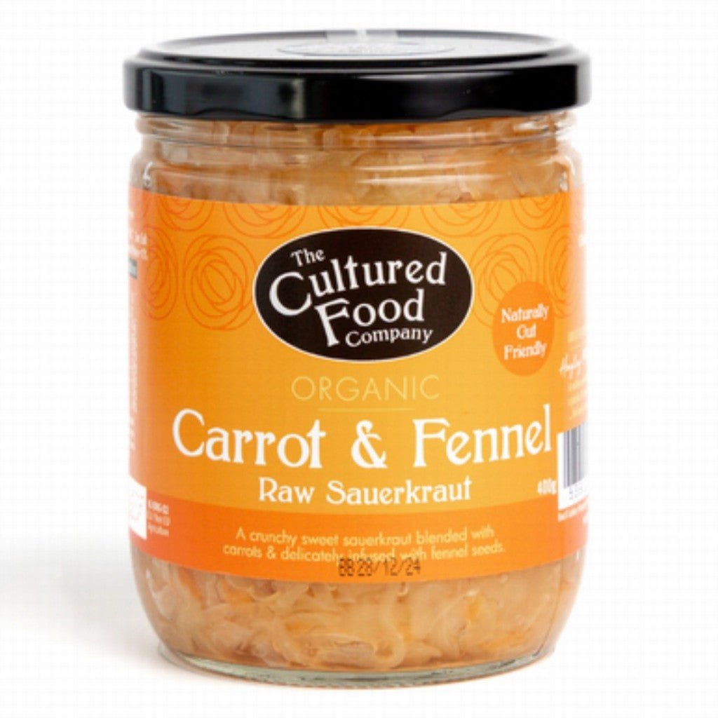 Cultured Food Company Organic Carrot & Fennel Sauerkraut - Earthfare Supermarket - 5392000096264