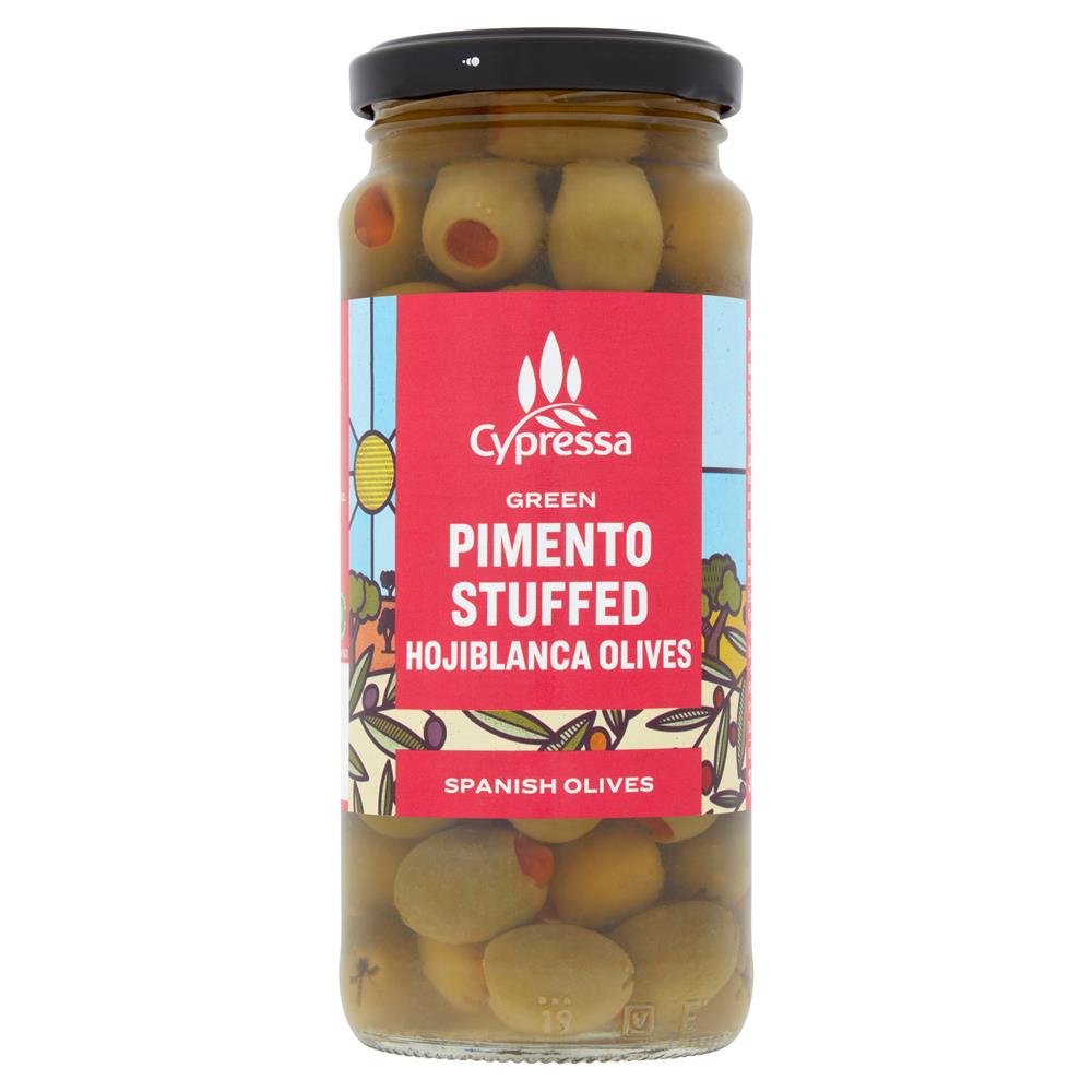 Cypressa Pimento Stuffed Green Olives - Earthfare Supermarket - 5000362010100