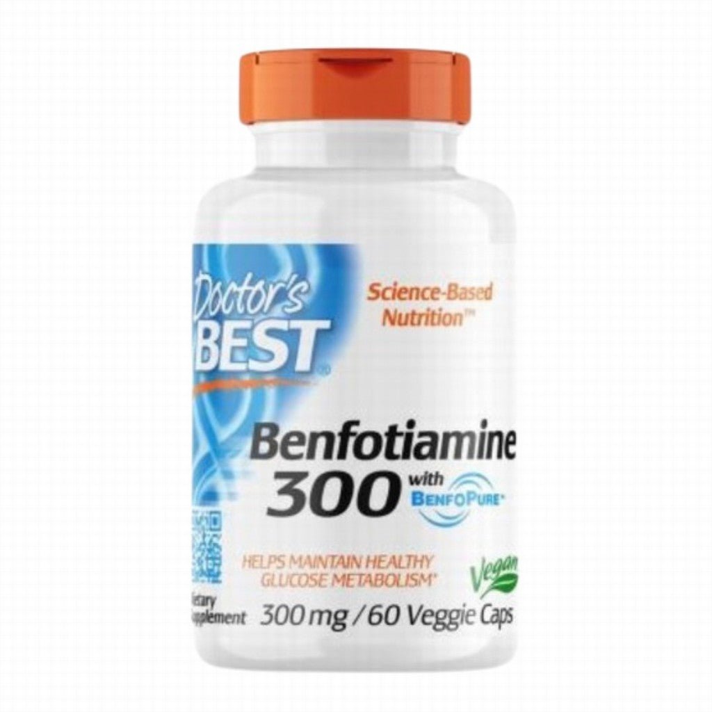 Doctor's Best Benfotiamine 60 Caps - Earthfare Supermarket - 753950002708