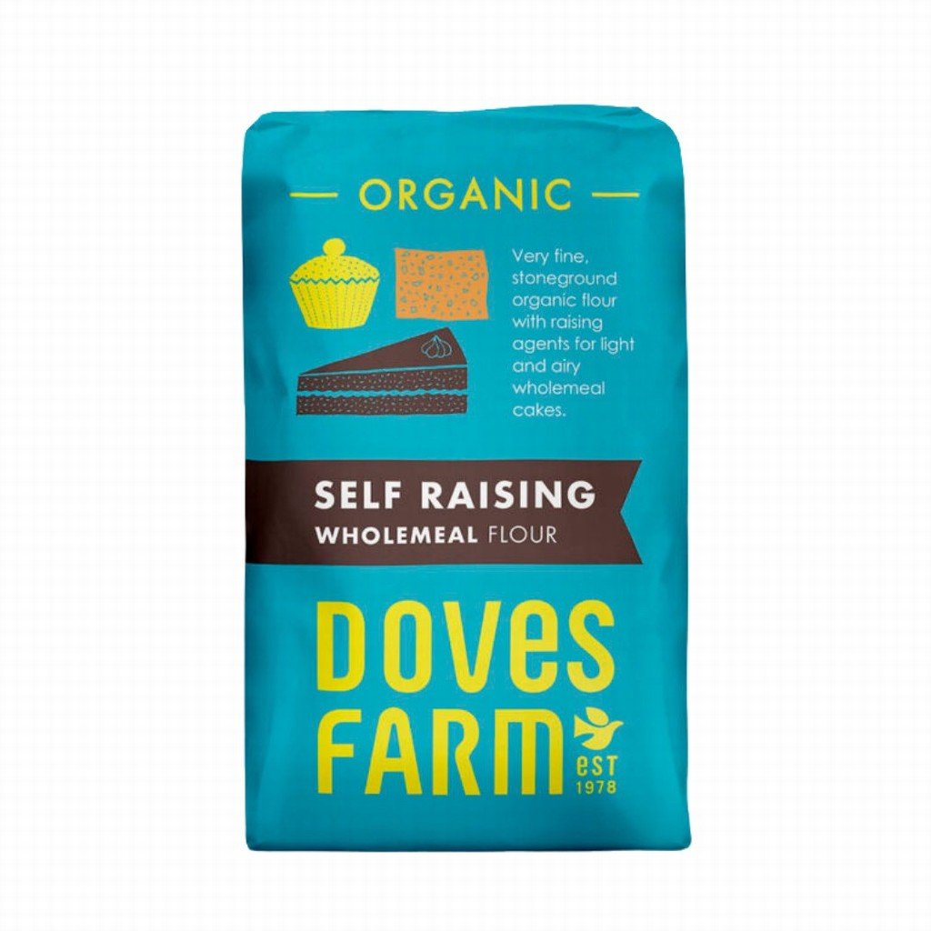 Doves Farm Organic Self - Raising Wholemeal Flour - Earthfare Supermarket - 5011766010047