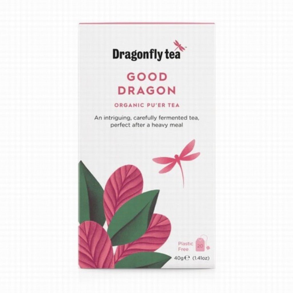 Dragonfly Tea Organic Good Dragon Pu' Er - Earthfare Supermarket - 5032558001340