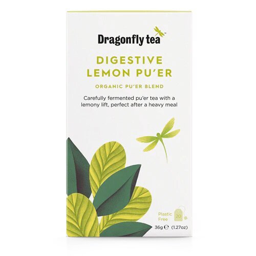 Dragonfly Tea Organic Lemon Pu'er - Earthfare Supermarket - 5032558000442