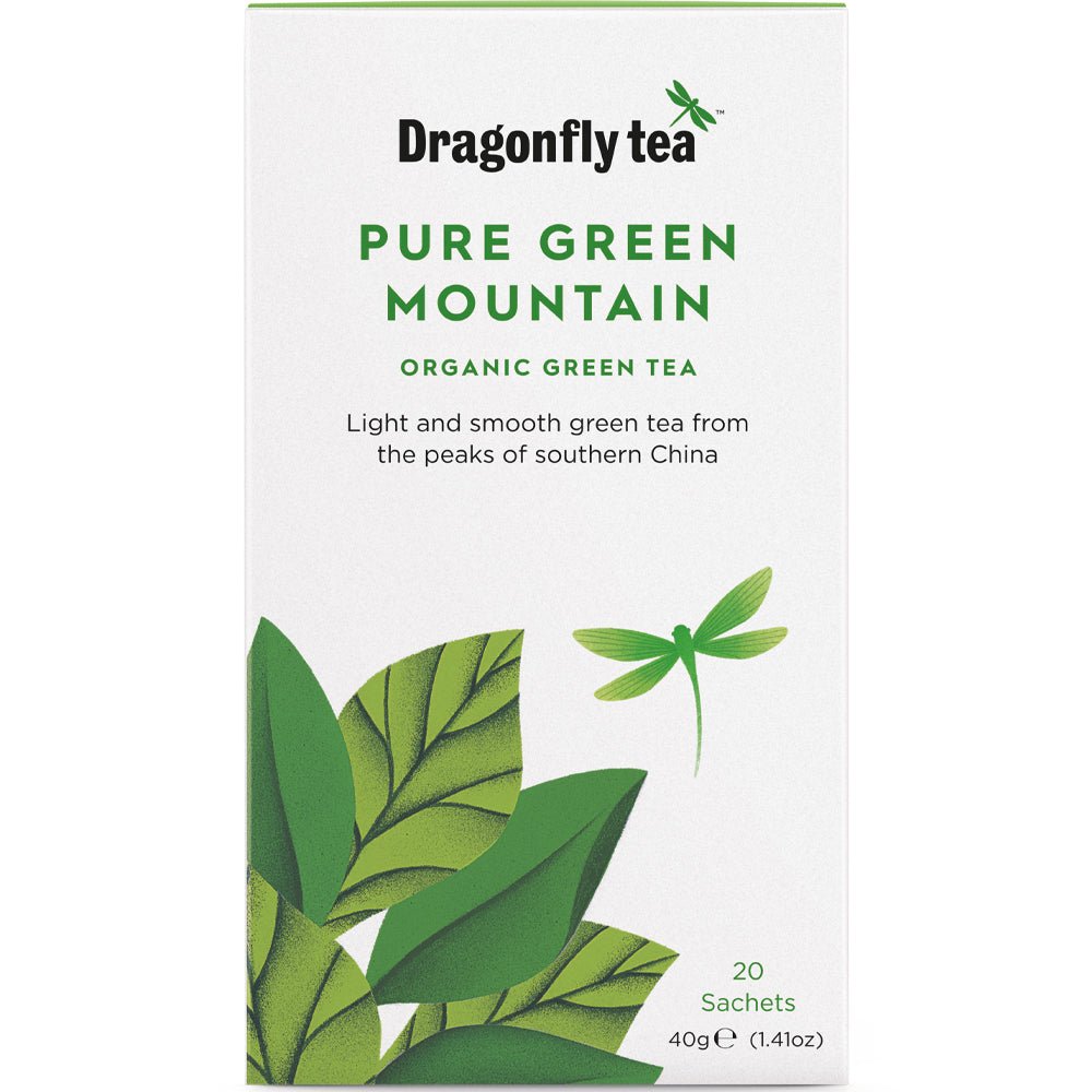 Dragonfly Tea Organic Pure Green Mountain Tea - Earthfare Supermarket - 5032558000541