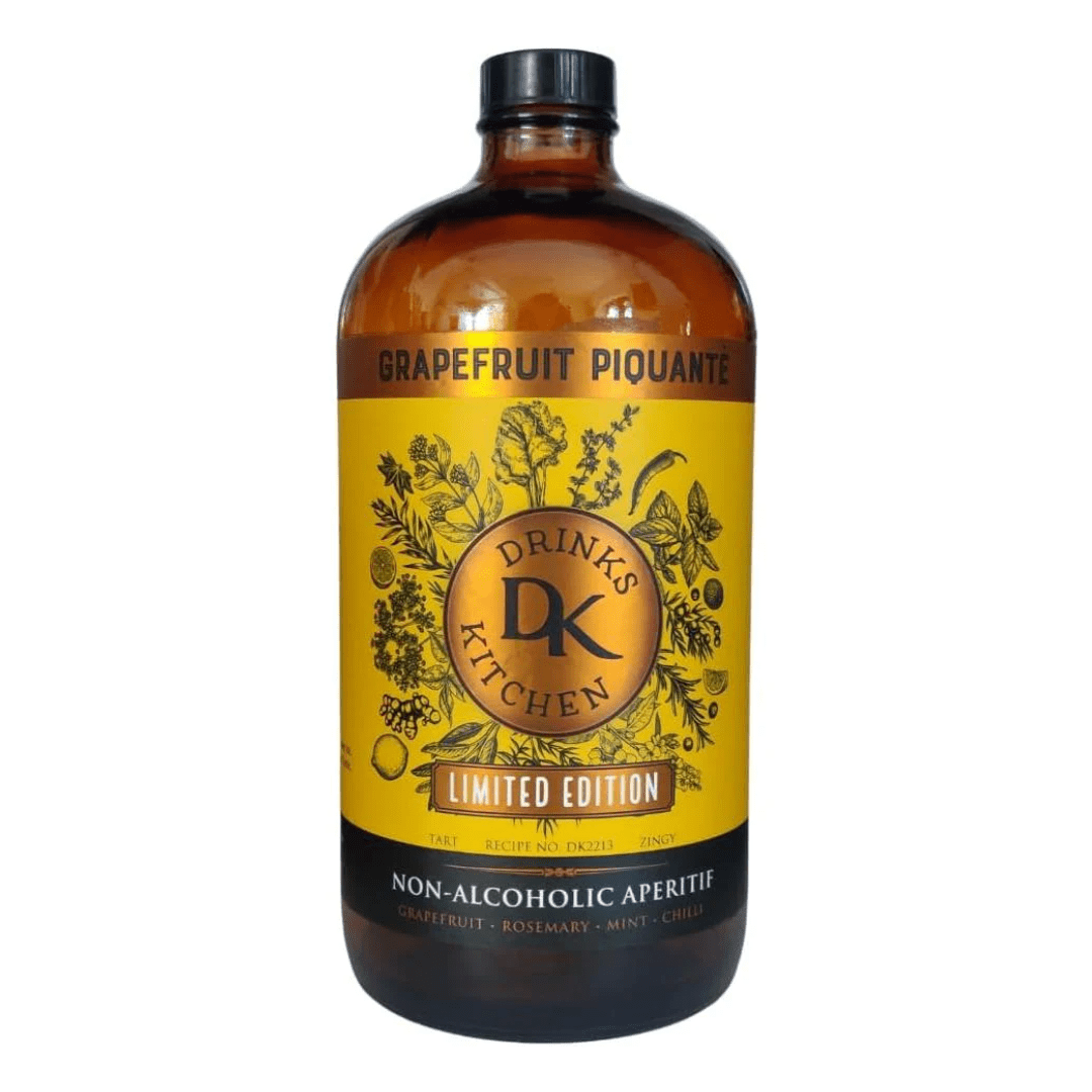 Drinks Kitchen Grapefruit Piquante Non Alcoholic Aperitif 475ml - Earthfare Supermarket - 5065003508118