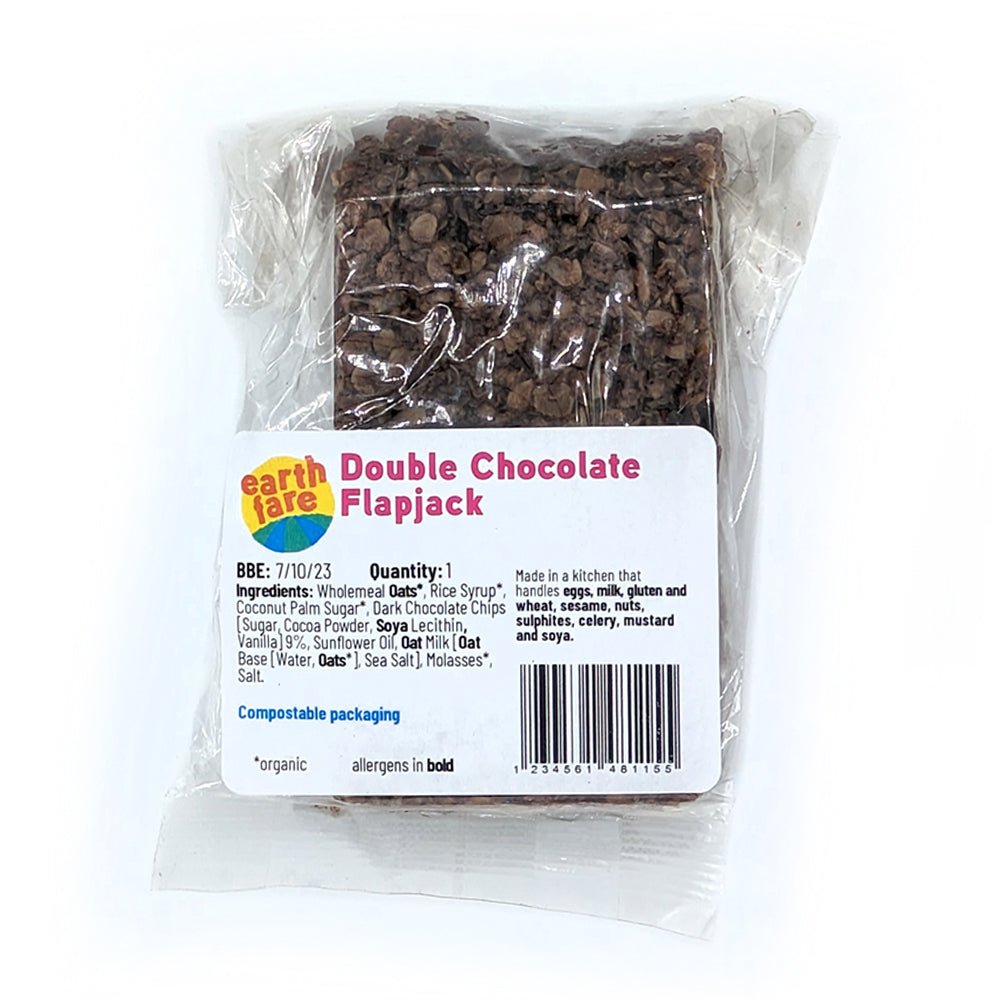 Earthfare Double Chocolate Flapjack - Earthfare Supermarket - 1234561481155