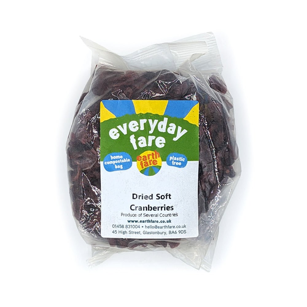 Earthfare Everyday Dried Soft Cranberries 250G - Earthfare Supermarket - 5028367001220