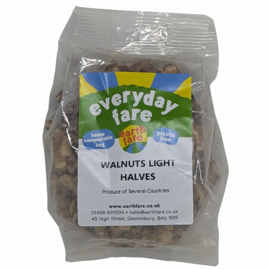 Earthfare Everyday Walnut Halves Light 125G - Earthfare Supermarket - 5028367001947