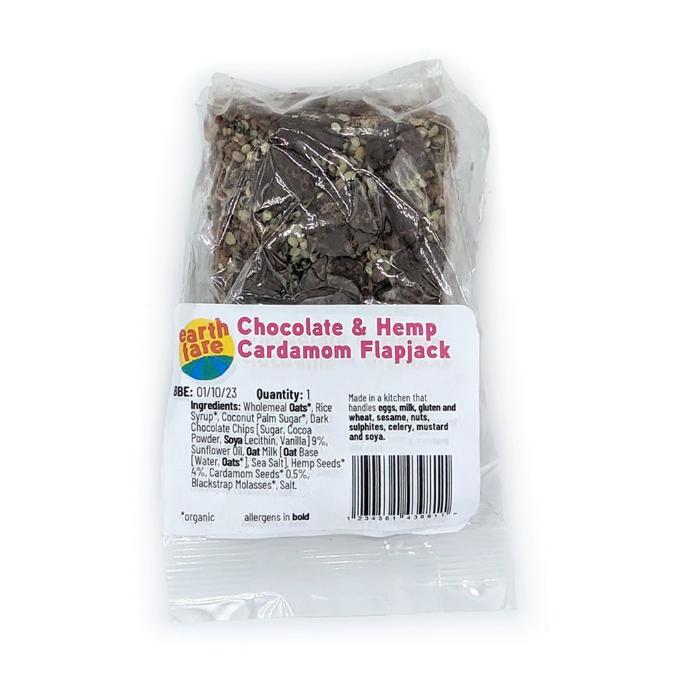 Earthfare Hemp Chocolate Flapjack - Earthfare Supermarket - 1234561439811