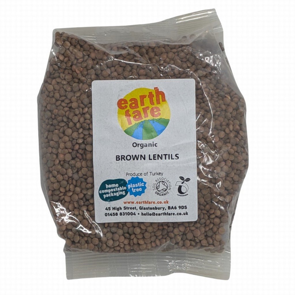 Earthfare Own Organic Brown Lentils 500G - Earthfare Supermarket - 5028367000377