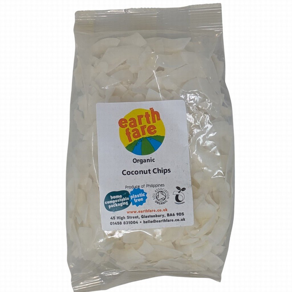 Earthfare Own Organic Coconut Chips 125G - Earthfare Supermarket - 5028367000186