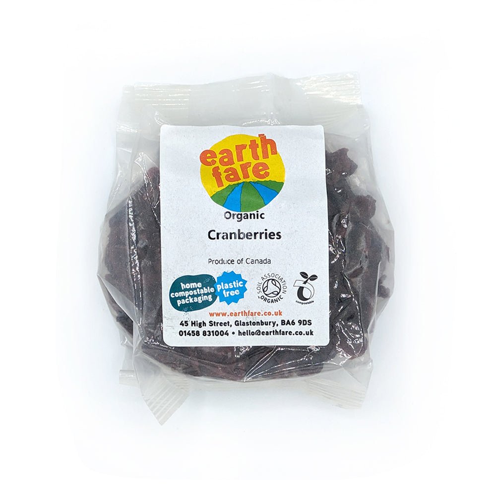 Earthfare Own Organic Cranberries 250G - Earthfare Supermarket - 5028367004733
