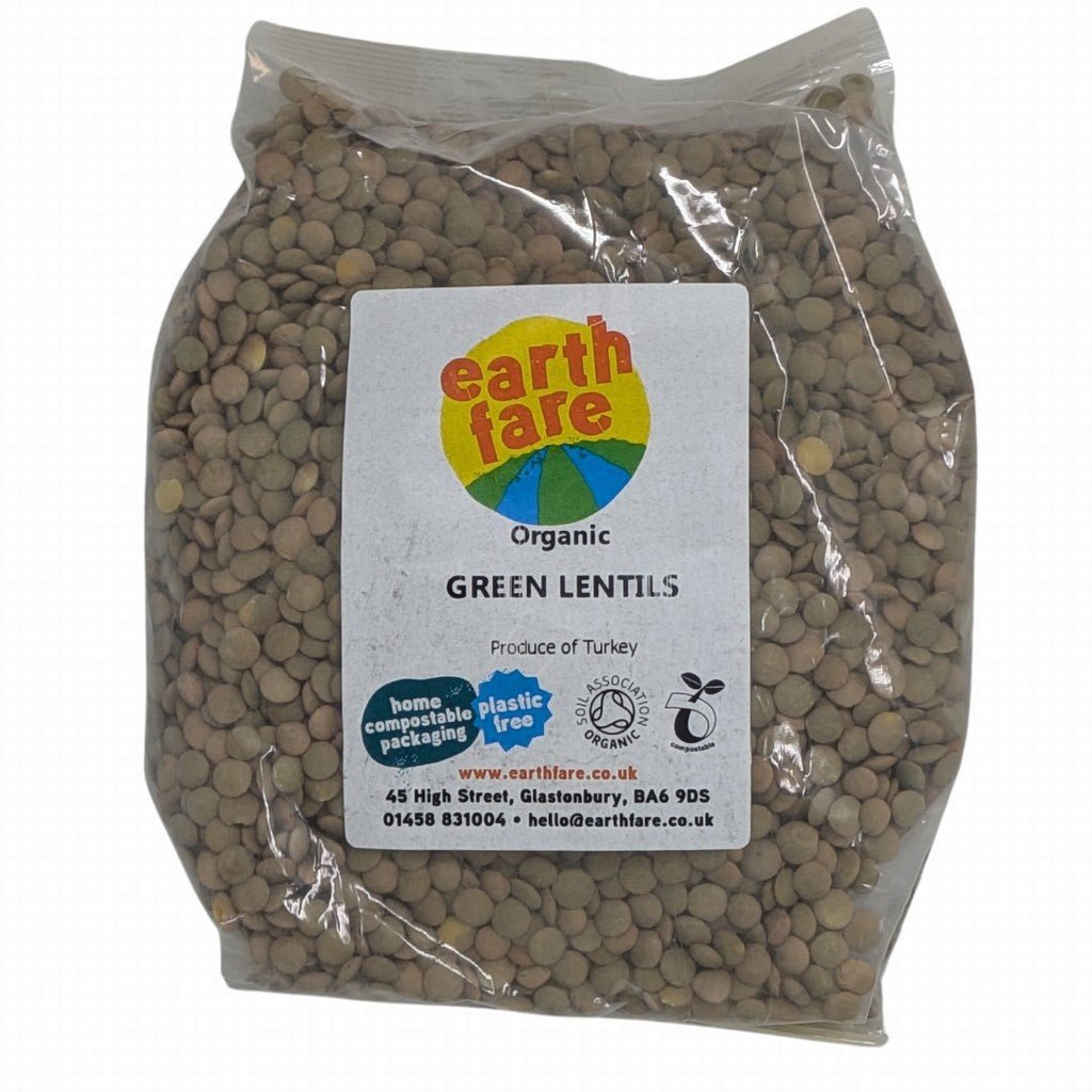 Earthfare Own Organic Green Lentils - Earthfare Supermarket - 5028367000414