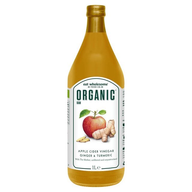 Eat Wholesome Organic Raw Apple Cider Vinegar Turmeric Ginger - Earthfare Supermarket - 628110454300