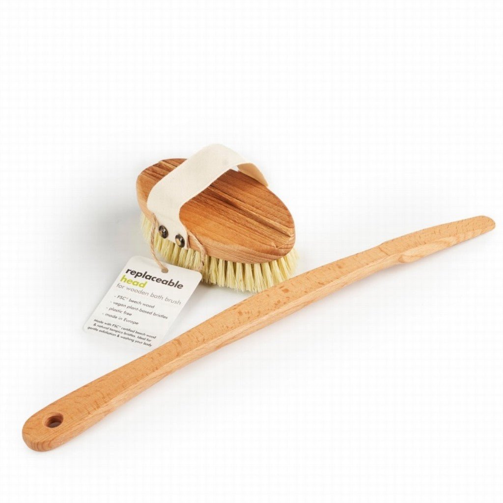 Eco Living Dry Body Brush Handle - Earthfare Supermarket -