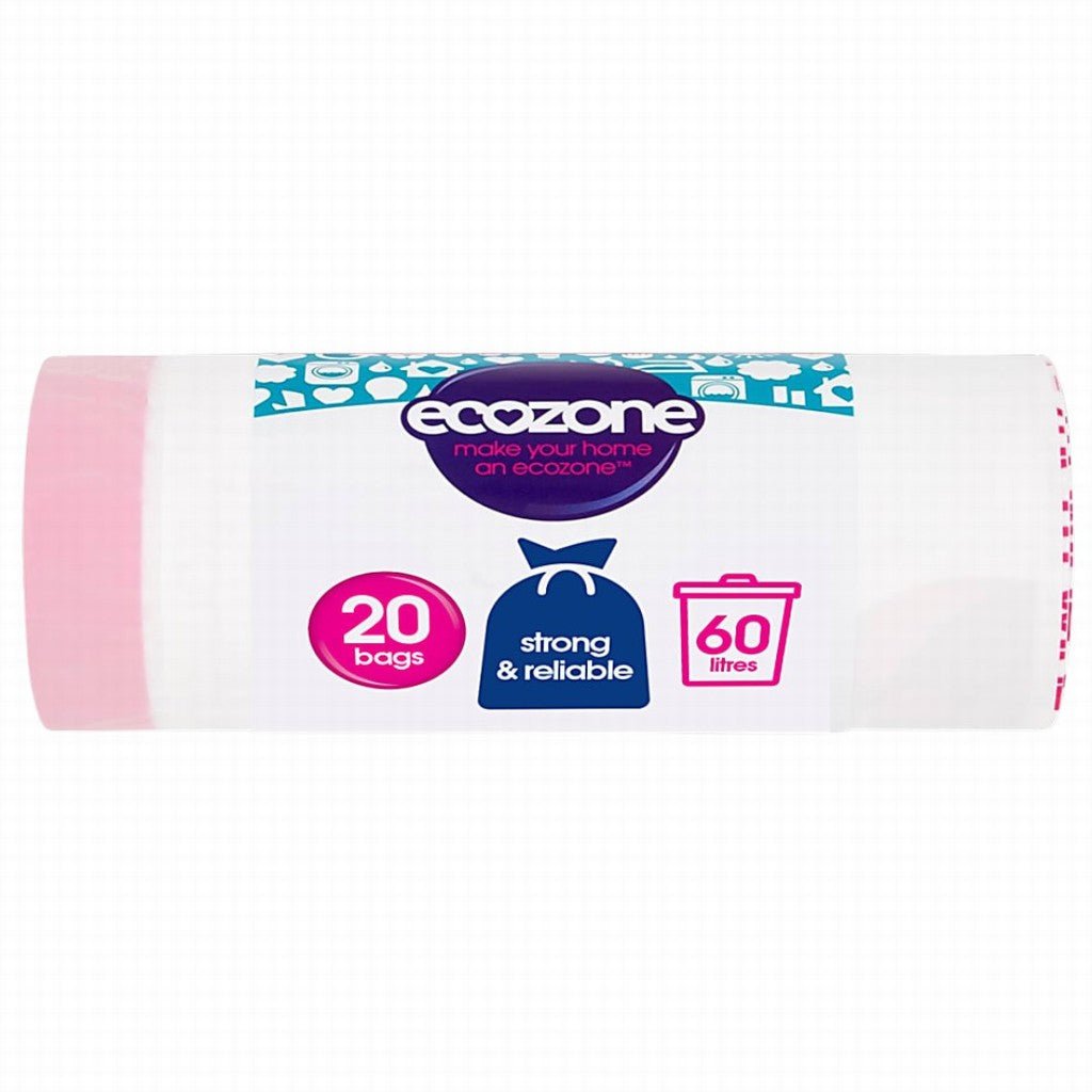 Ecozone Biodegradable Bin Liners 60LT - Earthfare Supermarket - 5060101532539