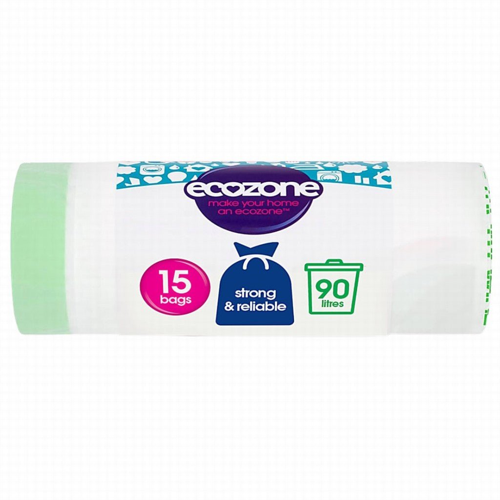 Ecozone Biodegradable Bin Liners 90LT - Earthfare Supermarket - 5060101532546