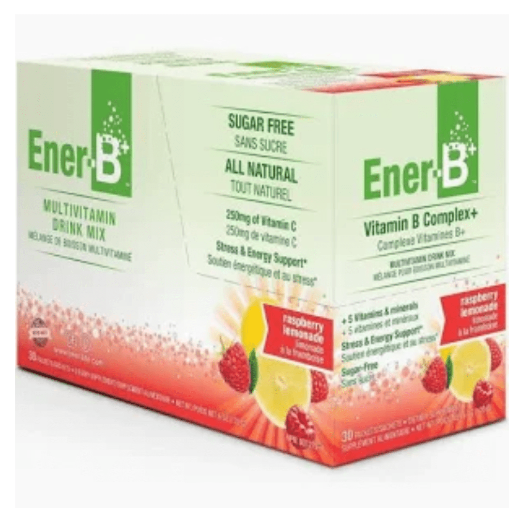 Ener - B Raspberry Lemon 30 Sachets - Earthfare Supermarket - 873024001427
