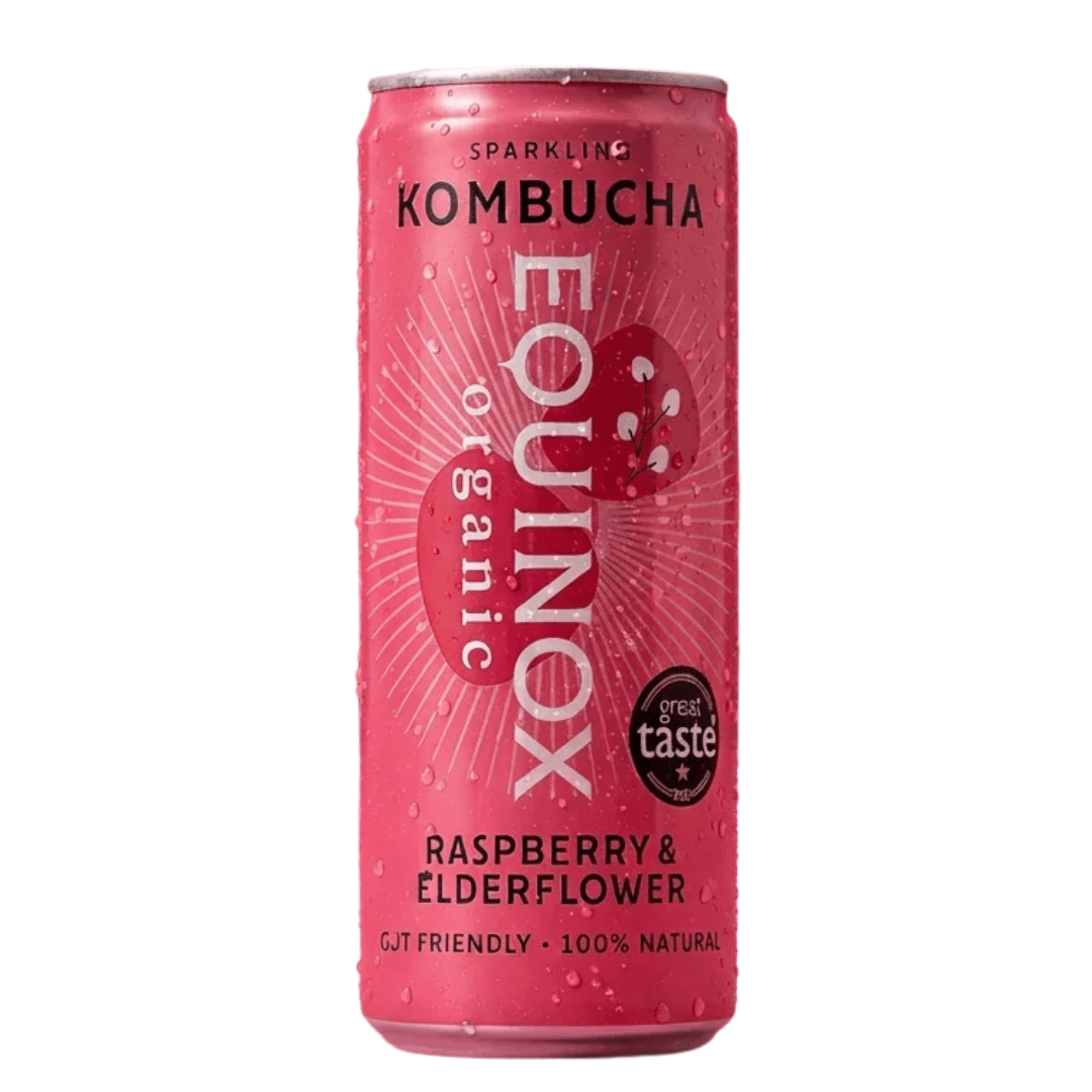 Equinox Kombucha Raspberry & Elderflower - Earthfare Supermarket - 5060452360782