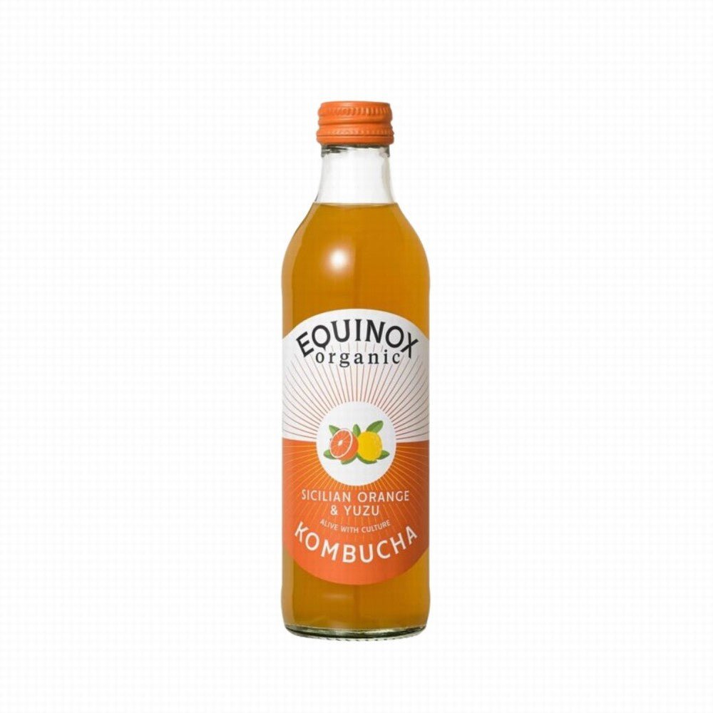Equinox Sicilian Orange Kombucha - Earthfare Supermarket - 5060452360867