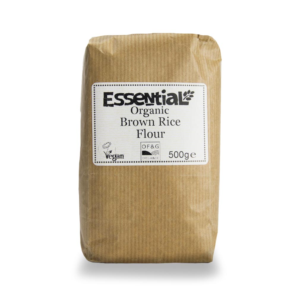 Essential Organic Brown Rice Flour 500G - Earthfare Supermarket - 5029220172637