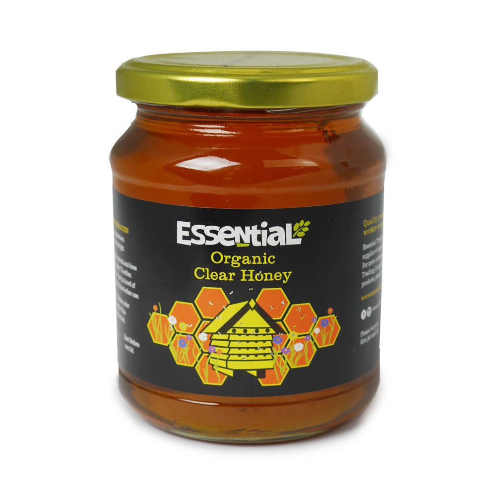 Essential Organic Clear Honey 454G - Earthfare Supermarket - 5029220211893
