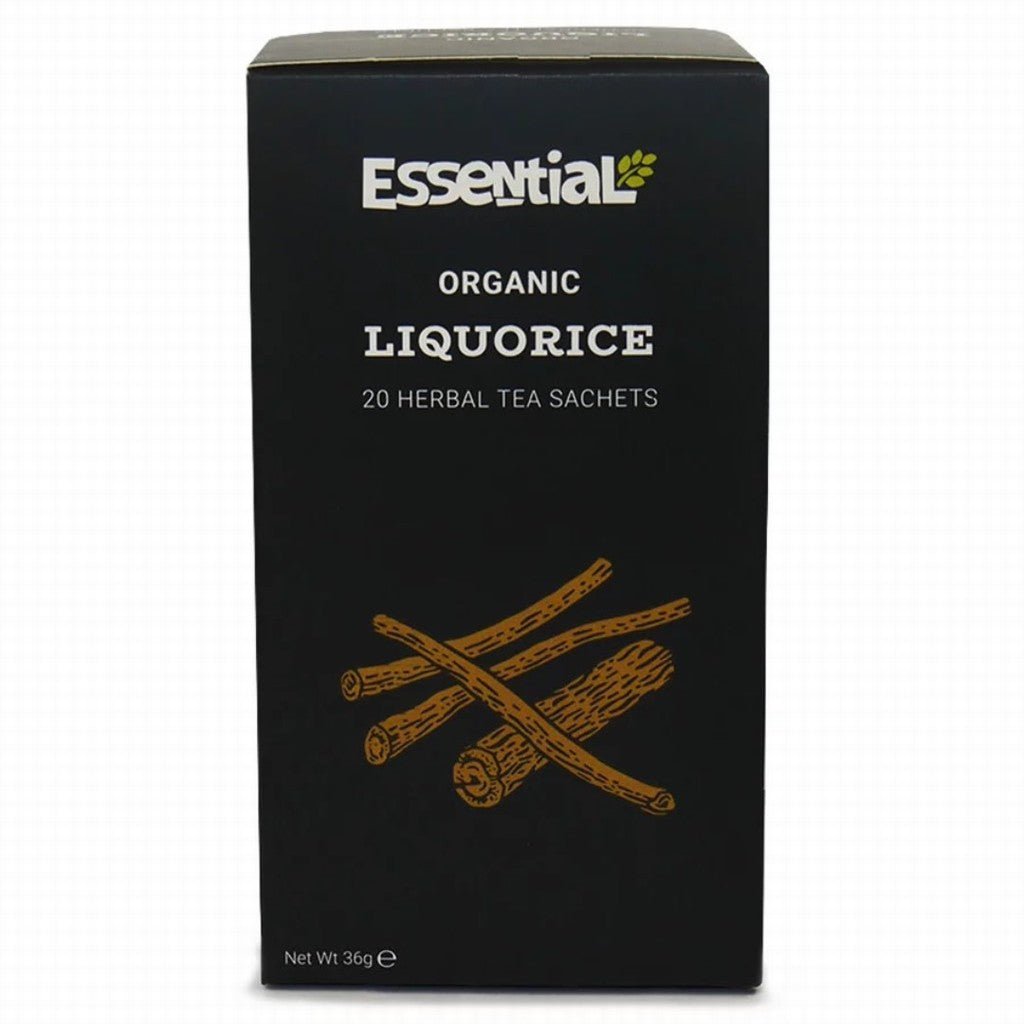 Essential Organic Liquorice Herbal Tea - Earthfare Supermarket - 5029220154275