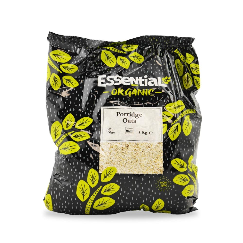 Essential Organic Porridge Oats 1KG - Earthfare Supermarket - 5029220513652