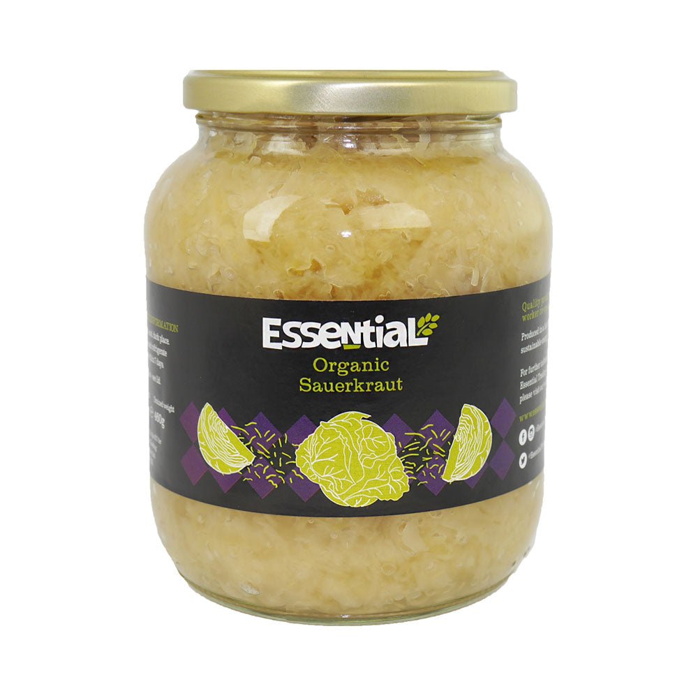 Essential Organic Sauerkraut 360G - Earthfare Supermarket - 5029220858494