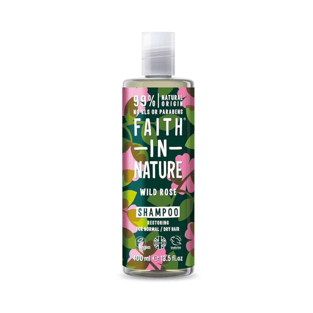 Faith In Nature Shampoo Wild Rose - Earthfare Supermarket - 708002407710