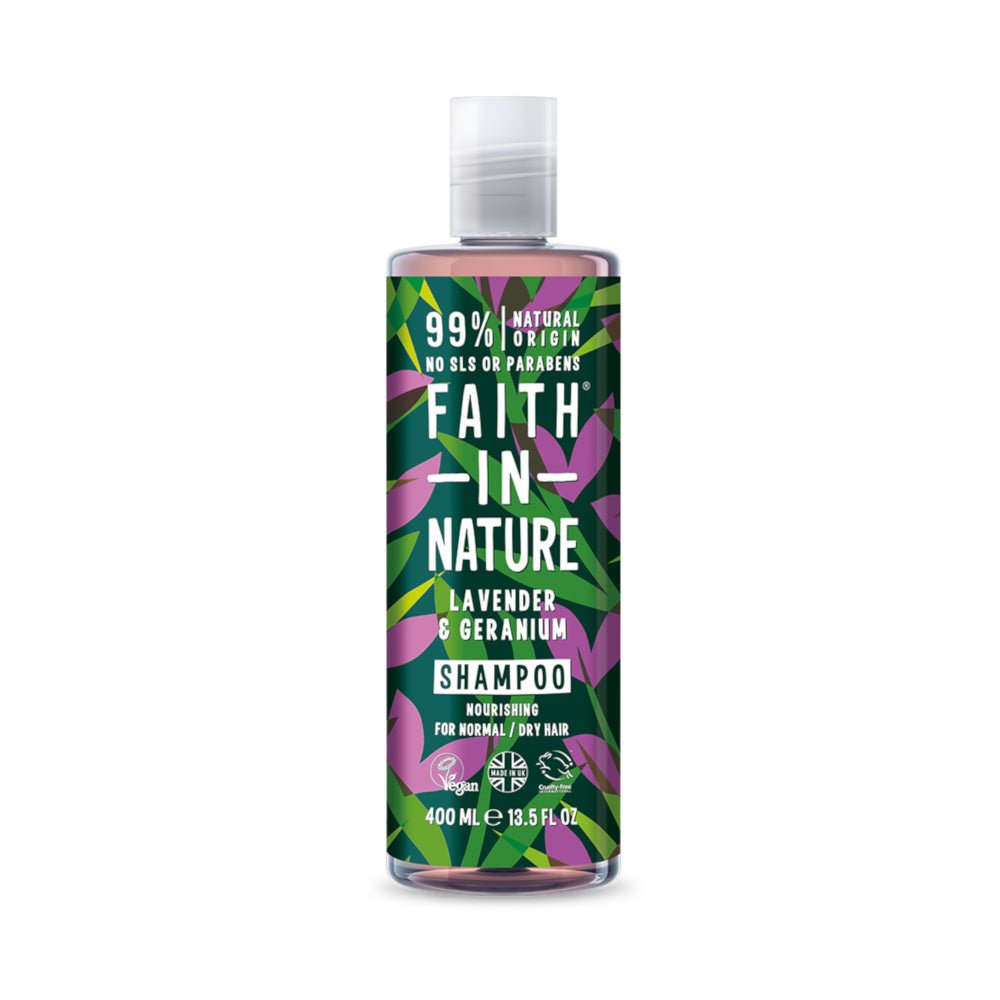 Faith Shampoo Lavender & Geranium 400ml - Earthfare Supermarket - 708002400414