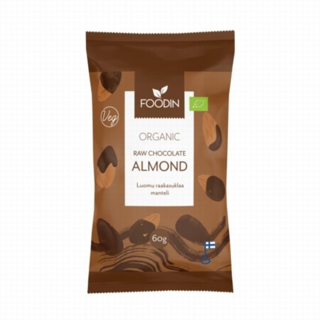 Foodin Organic Chocolate Coated Almonds - Earthfare Supermarket - 6430055215342
