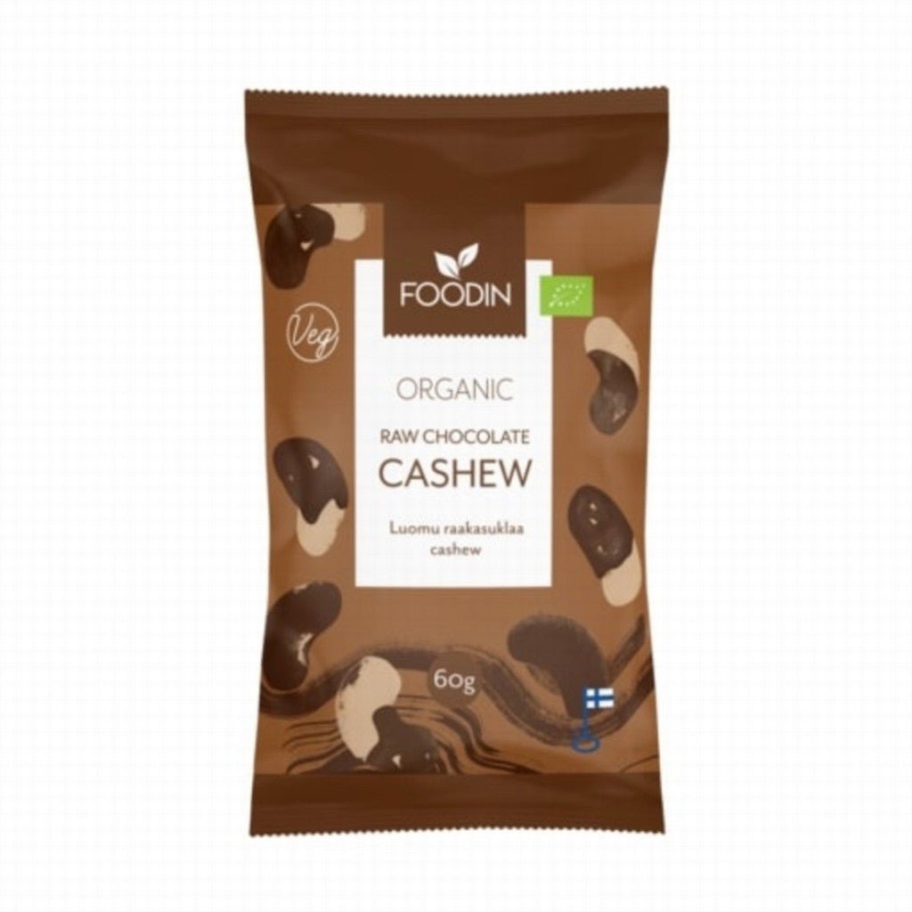 Foodin Organic Chocolate Coated Cashews - Earthfare Supermarket - 6430055215328