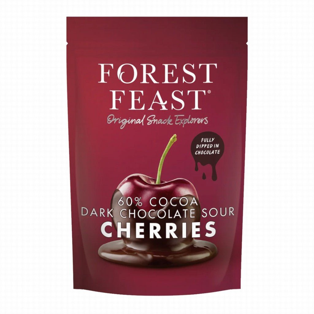 Forest Feast Dark Chocolate Cherries 100g - Earthfare Supermarket - 5022374054255