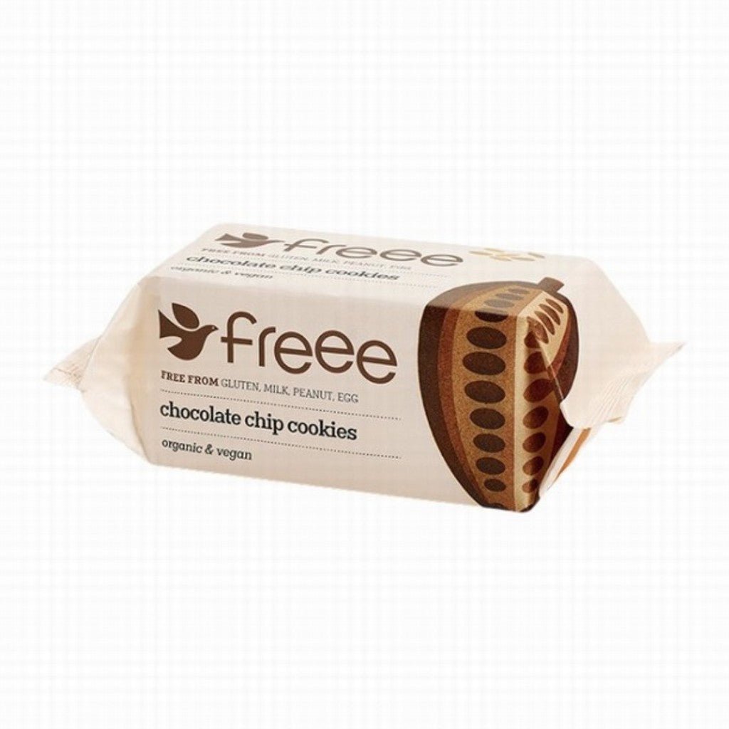 Freee By Doves Farm Organic Chocolate Chip Cookies 180G - Earthfare Supermarket - 5011766991230