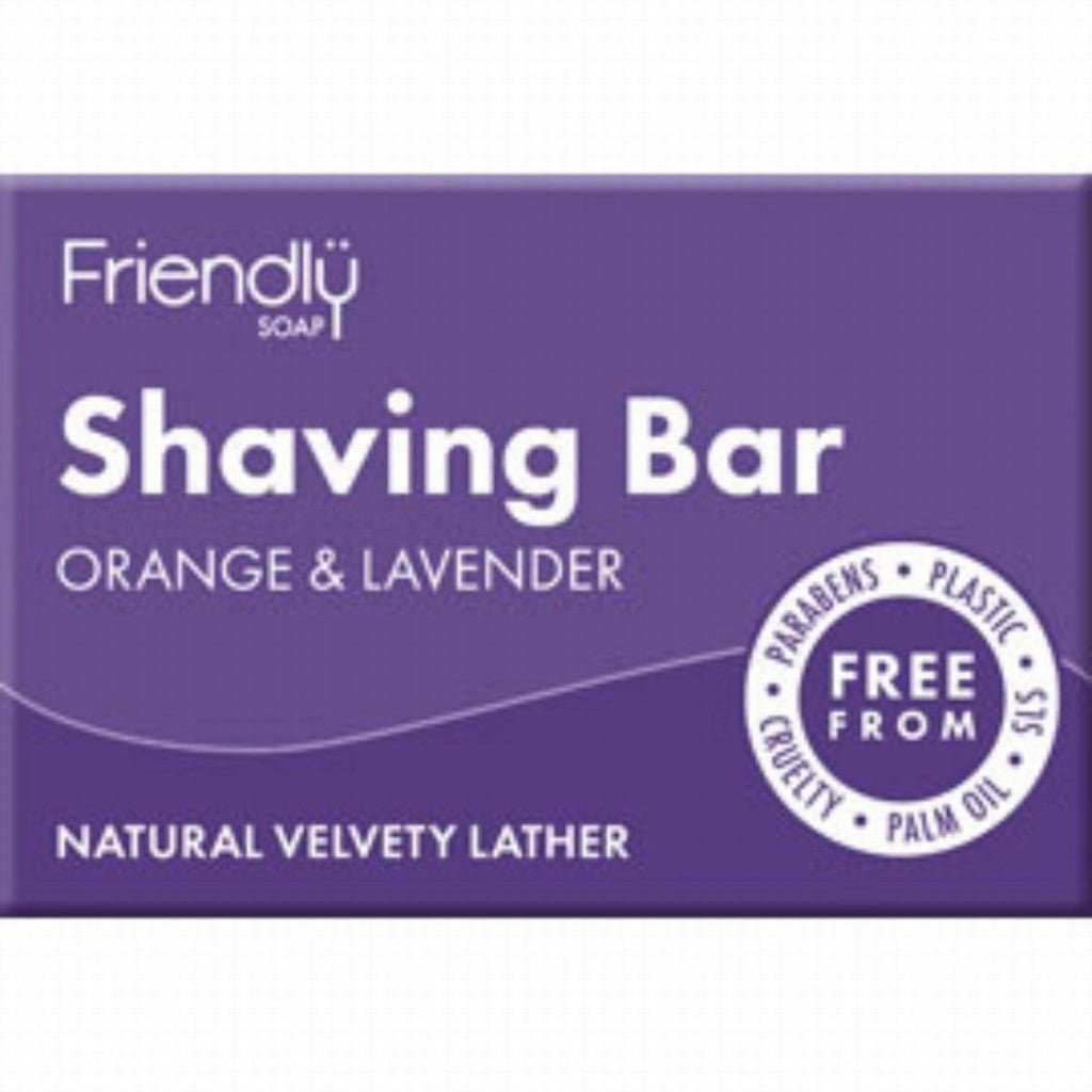 Friendly Soap Shaving Orange & Lavender - Earthfare Supermarket - 5573063264986