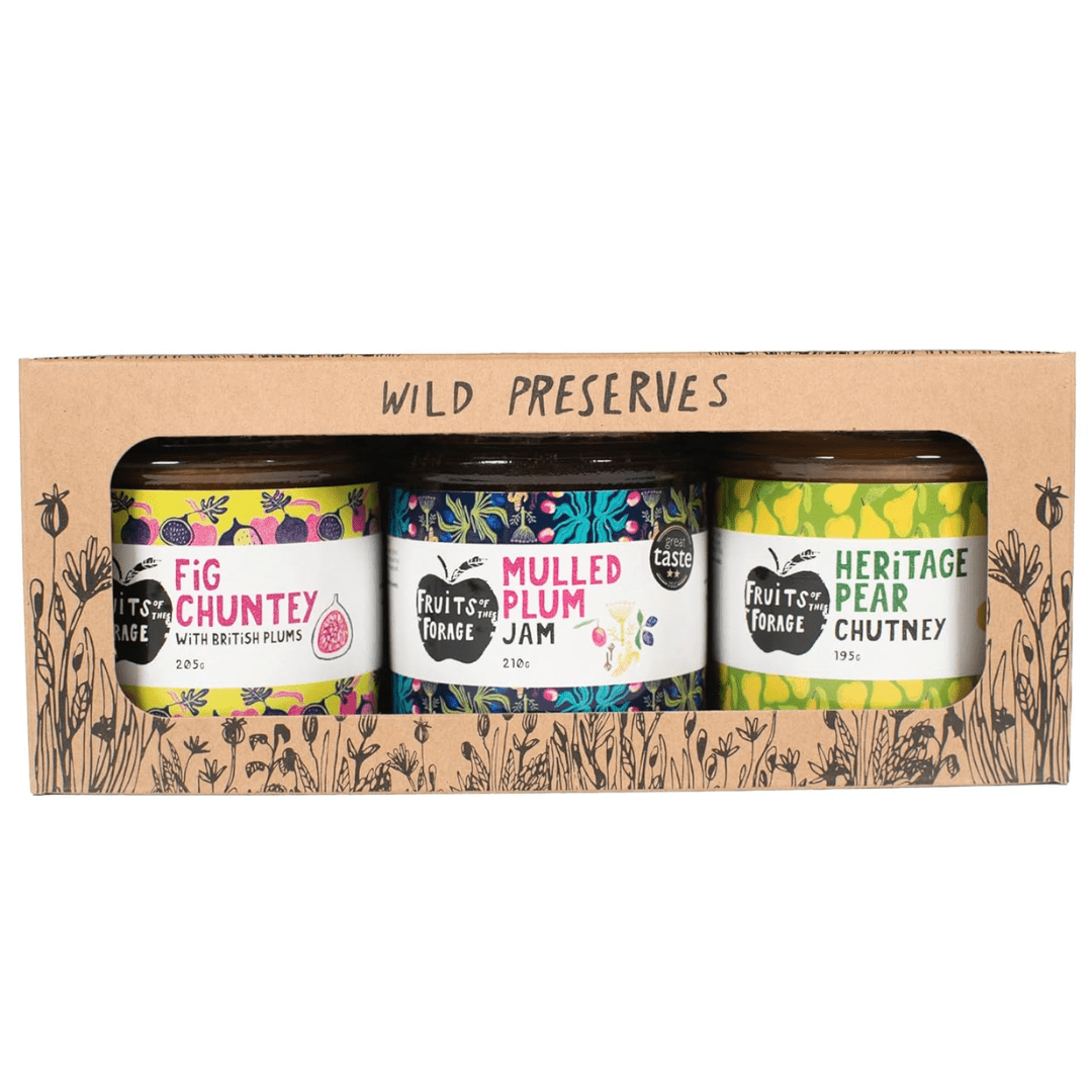 Fruits of the Forage Christmas Preserve Trio - Earthfare Supermarket - 5060543651737