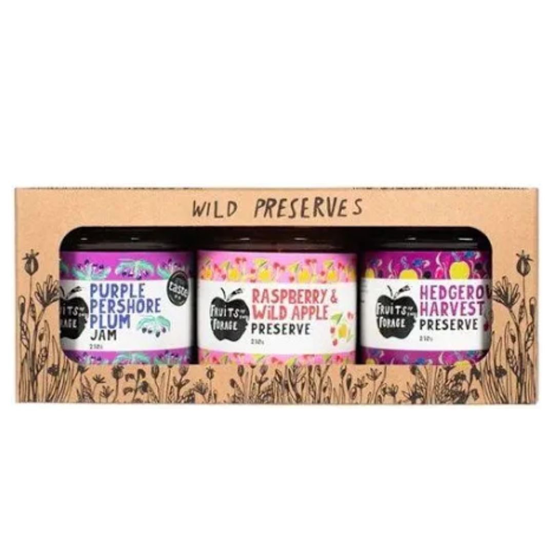 Fruits of the Forage Classic Jam Trio - Earthfare Supermarket - 5060543651720