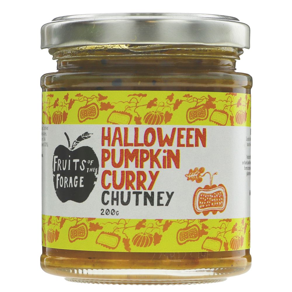 Fruits of the Forage Halloween Pumpkin Curry Chutney - Earthfare Supermarket - 5060543650051
