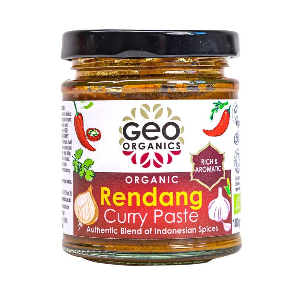 Geo Organic Indonesian Rendang Curry Paste 180g - Earthfare Supermarket - 5060005460709