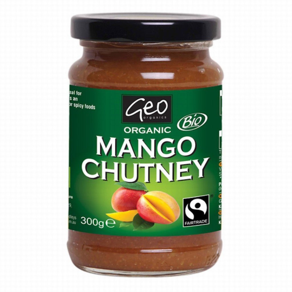 Geo Organics Mango Chutney - Earthfare Supermarket - 5060005460112