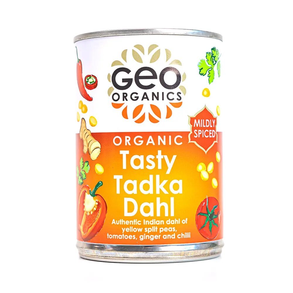 Geo Organics Tadka Dahl - Earthfare Supermarket - 5060005462529