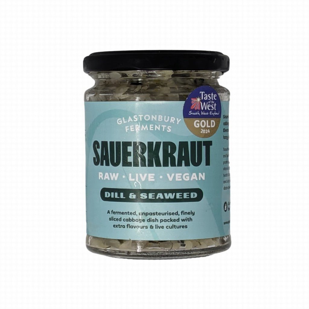 Glastonbury Ferments Dill & Seaweed Sauerkraut - Earthfare Supermarket - 0604565734327