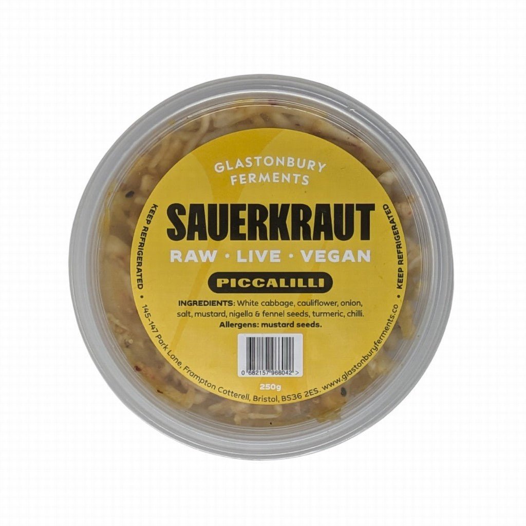 Glastonbury Ferments Piccalilli Sauerkraut Bio Tub - Earthfare Supermarket - 0682157966042